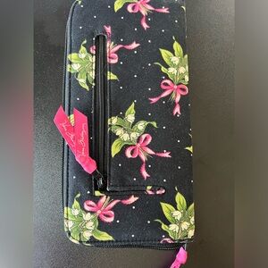 Vera Bradley large zip travel organizer wallet